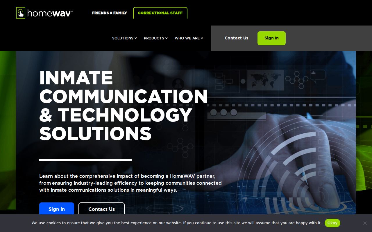 Fayette County arrest booking communications through HomeWAV