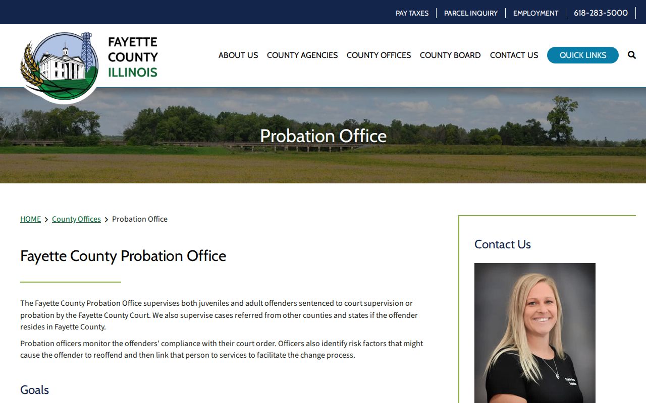 Fayette County Probation Office programs and criminal supervision information