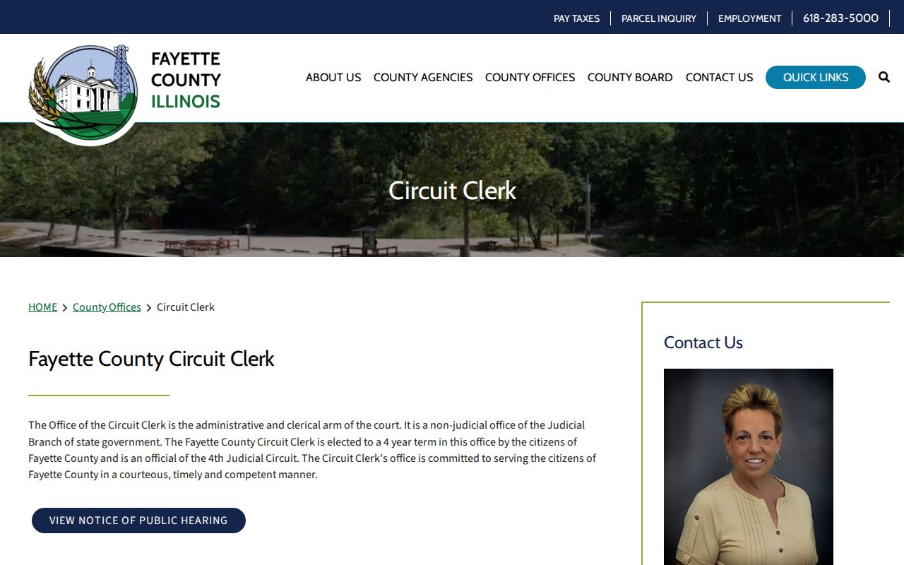 Fayette County criminal court case records and Circuit Clerk fees